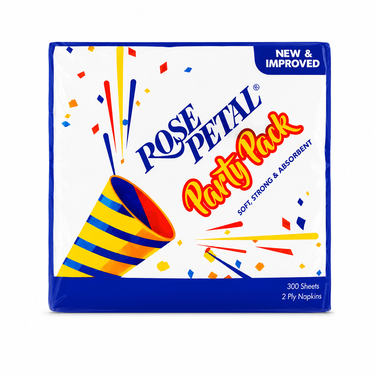 ROSE PETAL PARTY PACK WHITE 300 SHEETS