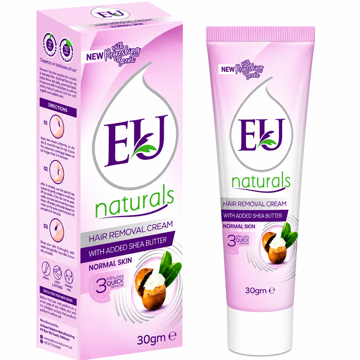 EU HAIR REMOVEL CREAM TUBE 30G