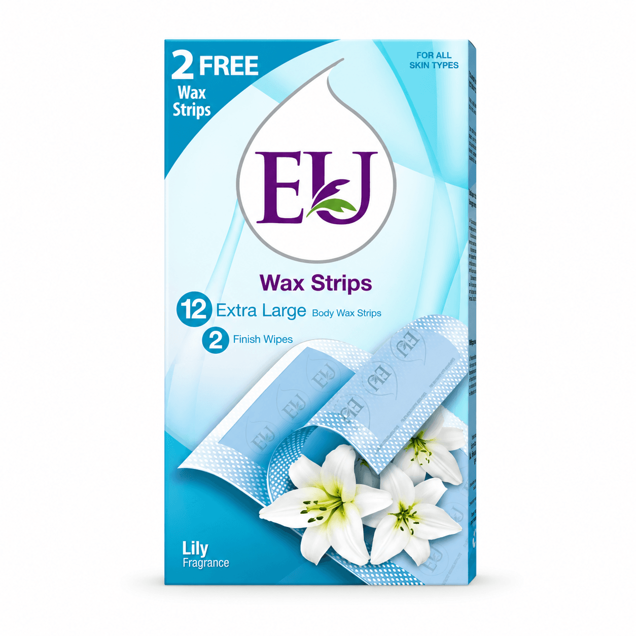 EU Wax Strips Lily Fragrance 12pcs