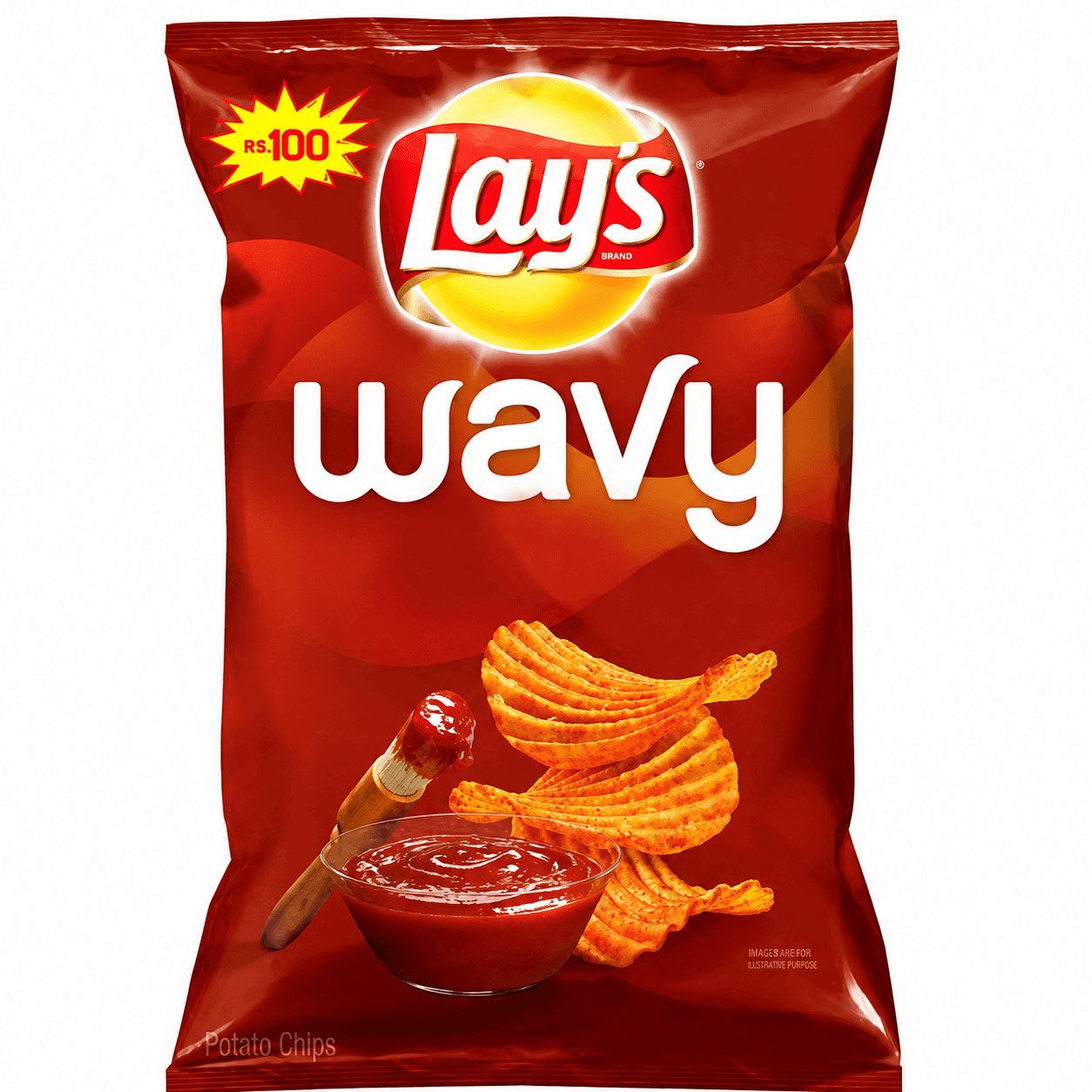 LAY'S WAVY TEXAS BBQ 72G RS 100