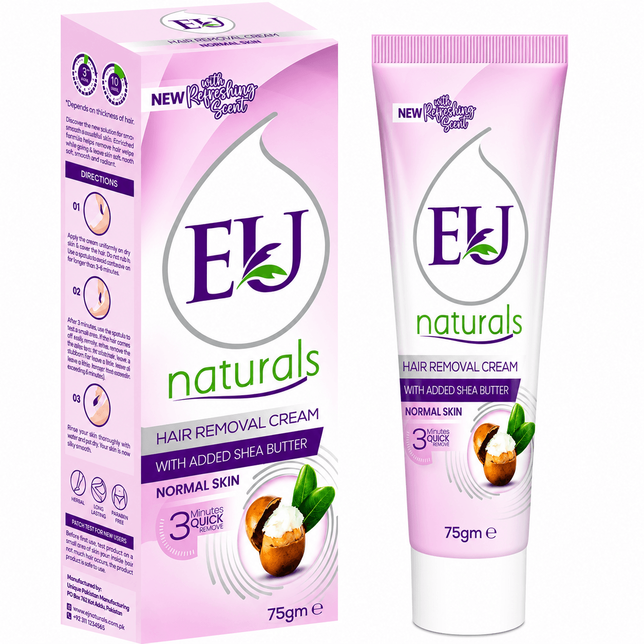 EU HAIR REMOVEL CREAM TUBE 75G