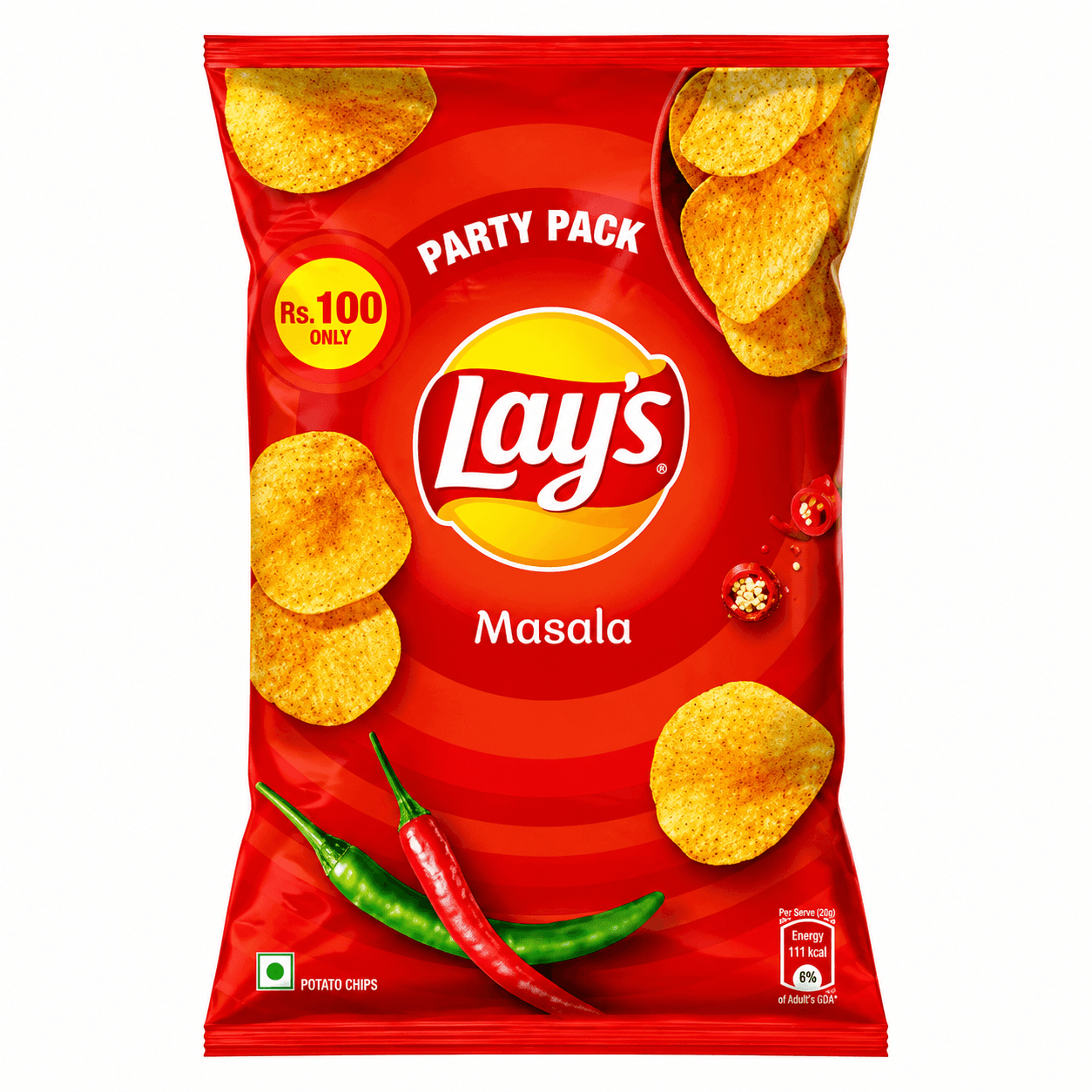 LAY'S MASALA 72G RS 100