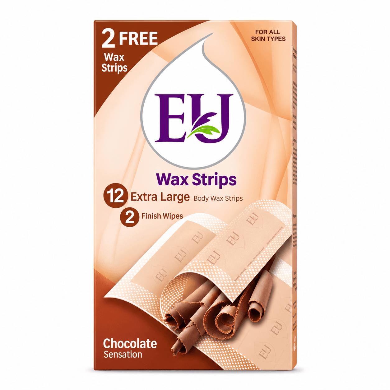 EU Wax Strips Chocolate Sensation 12pcs